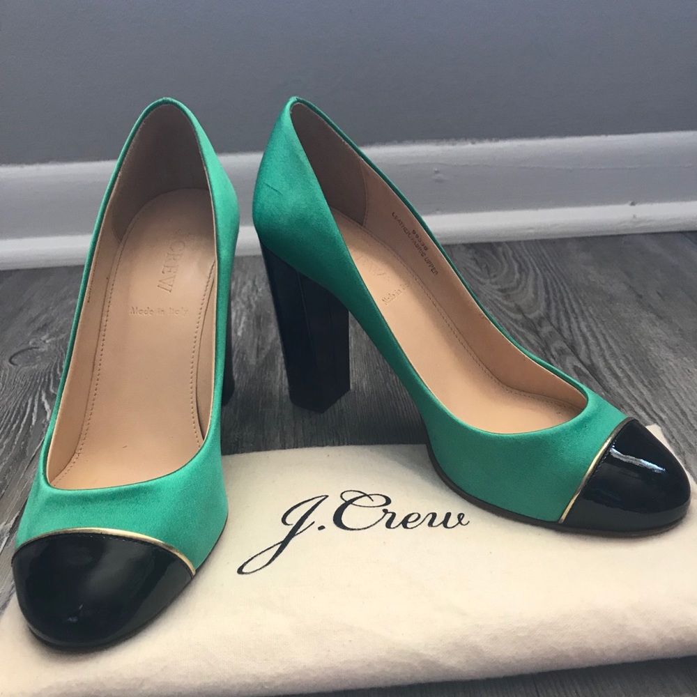 J. Crew Cap Toe Etta Heal/Pump